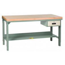 Little Giant Adj Height Maple Top Workbench - WSJ2-3060-AH-DR