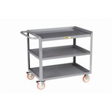 Little Giant 3-Shelf Steel Service Cart - 3MW-2436-5TL 