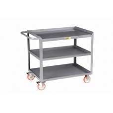 Little Giant 3-Shelf Steel Service Cart - 3MW-2448-5TL