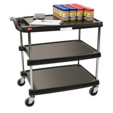 Metro 3-Shelf myCart Polymer Utility Cart - MY1627-34BL 