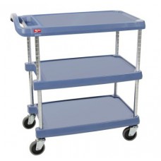 Metro 3-Shelf myCart Polymer Utility Cart - MY1627-34BU 