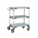 Metro MX2436G3 MetroMax 3-Shelf Open Grid Plastic Utility Cart