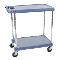 Metro 2-Shelf myCart Polymer Utility Cart - MY1627-24BU