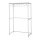 Metro Stainless Steel Upright Cleanroom Garment Rack - GRU2436S