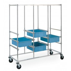 Metro Triple Bay Tote Box Cart - PT3C-5M