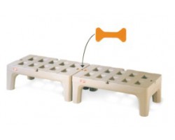 Metro Bow Tie Polymer Dunnage Rack - HP2236PD