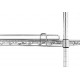 Metro L21N-1C Chrome Platted Stackable Shelf Ledge 