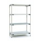 Metro 4-Shelf MetroMax-i Solid Grid Plastic Shelving -  X316F4