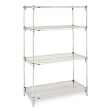 Metro 4-Shelf Stainless Steel Wire Shelving Unit- A183063NS4