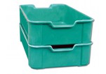 stack only containers, straight wall container