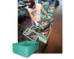 MFG Industrial Heavy Duty Fiberglass Stacking Container - 802008