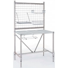 Metro Stainless Steel Industrial Perf Top Bench - CTP3036S-H