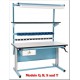 ProLine BIB15 White Plastic Laminate Top Adjustable Workbench in a Box