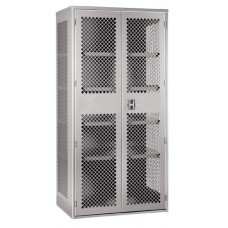 Pucel Industrial Perforated Storage Cabinet - HDSC-3660-24-3