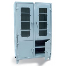 Strong Hold Clear View Combination Storage Cabinet - 46-4DLD-248