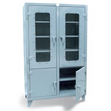 Strong Hold Clear View Storage Cabinet 46-4DLD-248 | Secure Industrial Cabinet