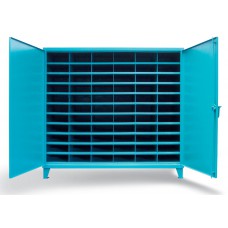 Strong Hold Extra Wide 66 Openings Metal Bin Storage Cabinet - 6.55.6-3610-66OP
