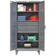 Strong Hold 36-243-3DB 3-Drawer Steel Storage Cabinet – Heavy-Duty Industrial Cabinet with Adjustable Shelves