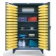 Strong Hold 36-BS-244 4-Shelf Bin Storage Cabinet – Heavy-Duty Industrial Steel Cabinet with 94 Bins