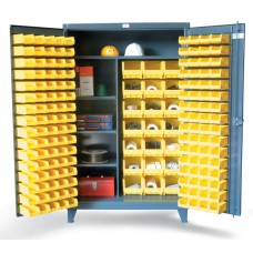 Strong Hold Part Bin Steel Storage Cabinet - 46-BSCW-241-3WLR