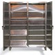 Strong Hold Stainless Double Shift Cabinet - 56-DS-246-6DB-SS