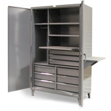 Strong Hold Work Center Tool Cabinet - 46-W-244-9/5DB-1SOS-VS