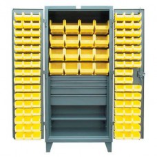 Strong Hold Steel 4 Drawer Bin Cabinet - 36-BBS-241-4DB