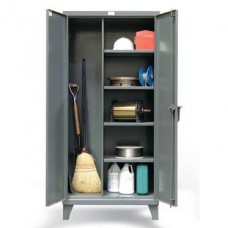 Strong Hold Broom Closet Steel Storage Cabinet - 36-BC-244 