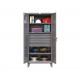 Strong Hold 36-243-4DB 4-Drawer Steel Storage Cabinet – Heavy-Duty Industrial Cabinet with Adjustable Shelves