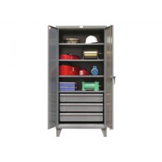 Strong Hold 3 Drawer Steel Storage Cabinet - 36-244-3DB