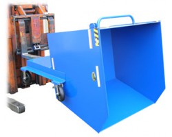 Vestil P-HOP-15 Portable Steel Hopper with 2,000 lb Capacity | 1.5 Yard
