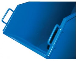 Vestil CHIP-17.5 Waste Chip Truck with 1500 lb Capacity for Bulk Scrap and Trash