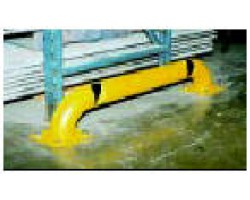Vestil LPRO-36-16-2 Safety Yellow Low Profile Equipment Guard | 36 Inch Length