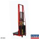 Wesco 261023 Powered Platform Stacker - 1,000 lb Capacity, 68" Lift