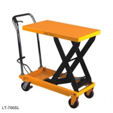 Wesco Fixed Handle Manual Scissors Lift Table Cart - 260199