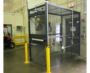WireCrafters Style 840 Dock Door Security Cage