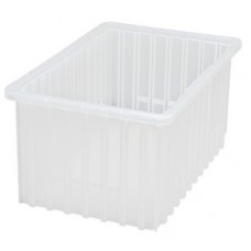Quantum Clear Dividable Grid Container DG92080CL – Heavy-Duty Storage Bin