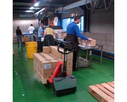Interthor Logitrans Battery Powered Thork Skid Lift - EHL 1004-2147