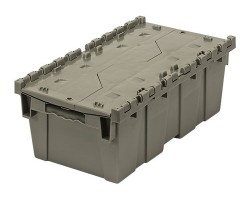 Quantum Attached Lid  Plastic Distribution Container - QDC2012-7