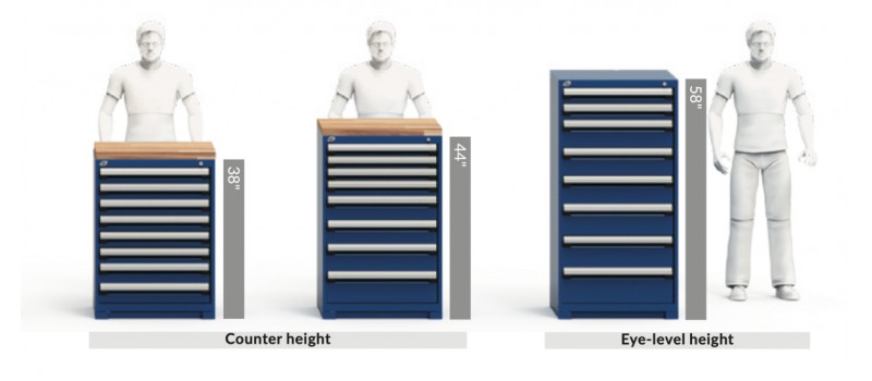 How To Optimize your work environment and maximize your storage space with Rousseau stationary modular drawer cabinets