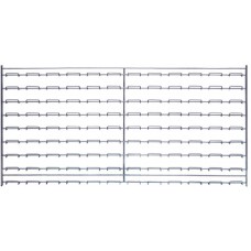 Quantum WLP-1836C Chrome Wire Louvered Panels 