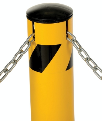 Vestil Steel Bollard with Chain Slots