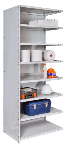 Hallowell Hi-Tech MedSafe Antimicrobial Finish Closed Shelving