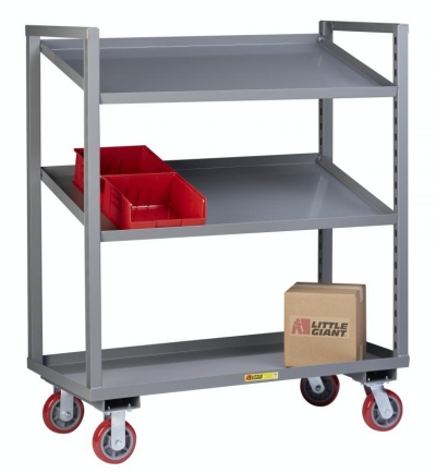 slope shelf cart