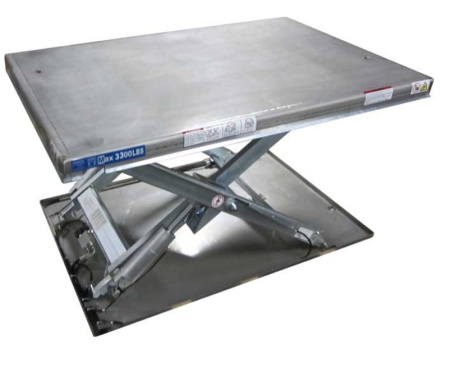 Lift Products Stainless  Galvanized Guardian Lift Table