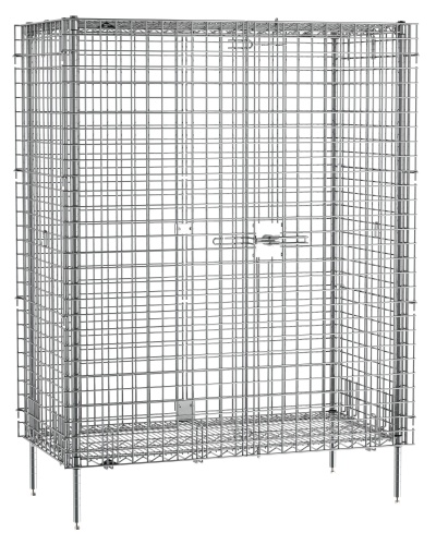 metro security shelving unit