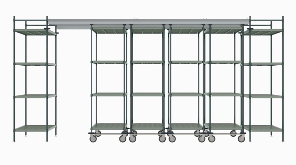 Metro Top Track High Density Shelving