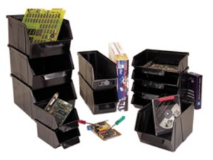 Quantum Conductive Stack and Lock Small Part Bins