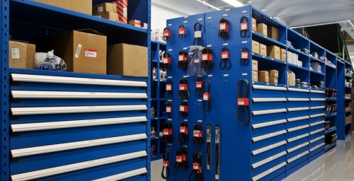 Rousseau Metal 48x24 Modular Drawer Shelving