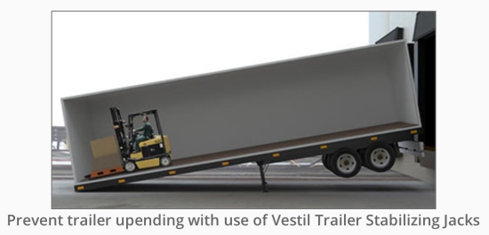 Vestil Trailer Stabilizing Jacks